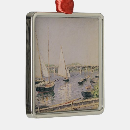 アルジャントゥーユ、c.1888の航行ボート メタルオーナメント (右)