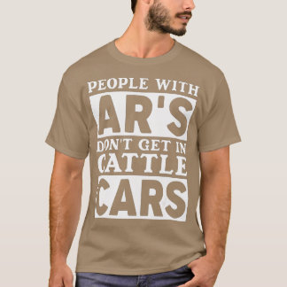 アルスの人は牛車に乗らないおもしろいSarc Tシャツ