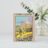 アルスターのヴィンテージ旅行ポスターに来られる ポストカード (スタンド正面)