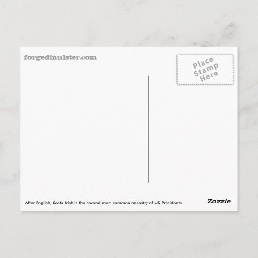 アルスターの血のポストカード ポストカード (裏面)