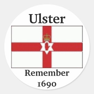 アルスターは、アルスター、Remember1690印を付けます ラウンドシール