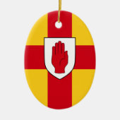 アルスター国旗 セラミックオーナメント (正面)