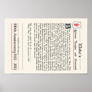 アルスター契約 ポスター