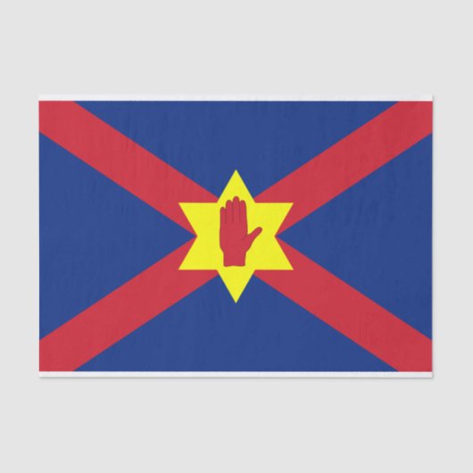 アルスター州旗（北アイルランド） 薄葉紙 (正面)