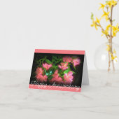 アルストロメリアの記念日ウィッシュ カード (黄色い花)