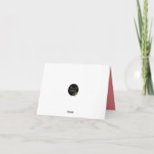 アルストロメリアの記念日ウィッシュ カード (裏面)