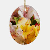 アルストロメリア属のオーナメント セラミックオーナメント (右)