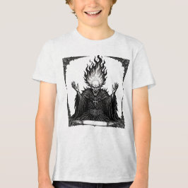 アルス・ゲオルギアのエイミィの炎の王冠 トライブレンドTシャツ