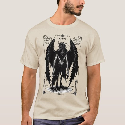 アルス・ゲオルギアのカラスの王 Tシャツ (正面)