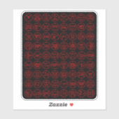 アルス・ゲーティアの72の悪魔の印(黒に赤) シール (シート)