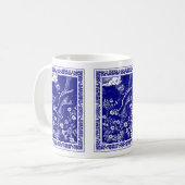 アルス・メモリア:第二歌 青い陶器 コーヒーマグカップ (正面左)