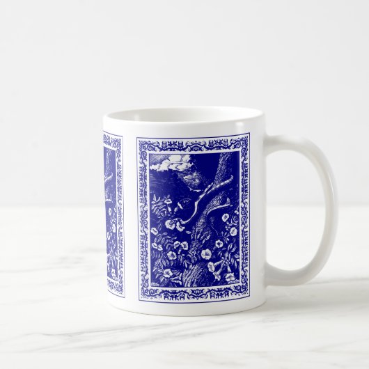 アルス・メモリア:第二歌 青い陶器 コーヒーマグカップ (右)