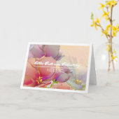 アルズグテツムゲバートスト名前をカスタムする誕生日 カード (黄色い花)