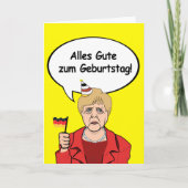 アルズグテツムゲブルトスタグアンジェラメルケル誕生日 カード (正面)