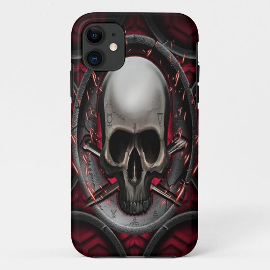 アルズロンガヴィタブレビススカル Case-Mate iPhoneケース (裏面)