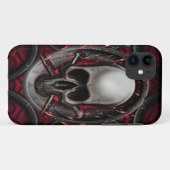 アルズロンガヴィタブレビススカル Case-Mate iPhoneケース (裏面(横))