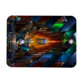 アルセシア黄金女神カミソリ写真マグネットをカット マグネット (横)