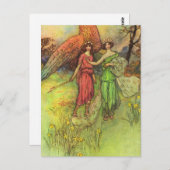 アルセストと愛のはがきの神 ポストカード (正面/裏面)