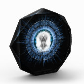 アルセチア・エーテル銀光フラクタルアート フォトブロック (左)