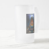 アルセチア・フラクタルアートの黄金のビジョン フロストグラスビールジョッキ (正面右)