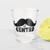 アルセントロメクールキシカンムヒゲタイポグラフィ ショットグラス (正面)