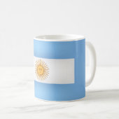 アルゼカッコいいンチン国旗 コーヒーマグカップ (正面右)