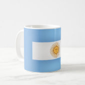 アルゼカッコいいンチン国旗 コーヒーマグカップ (正面左)