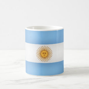 アルゼカッコいいンチン国旗 コーヒーマグカップ