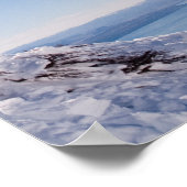 アルゼンチンではスノーボーダーが跳び上がる ポスター (角)