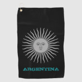 アルゼンチンとソルデマヨコートの腕/旗 ゴルフタオル (正面)