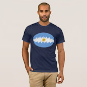 アルゼンチンのすごい旗のTシャツ Tシャツ (正面フル)