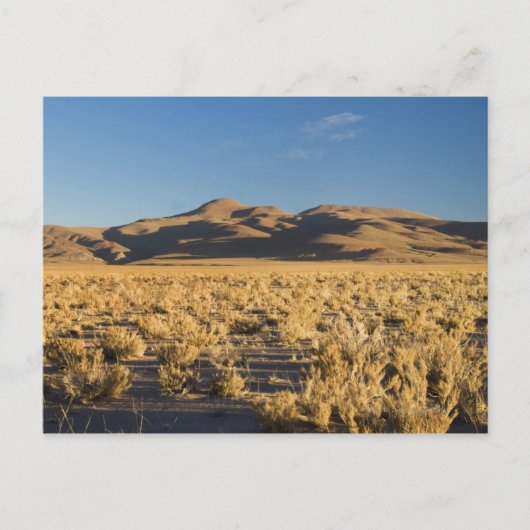 アルゼンチンのアルティプラノに沈む夕日 ポストカード (正面)