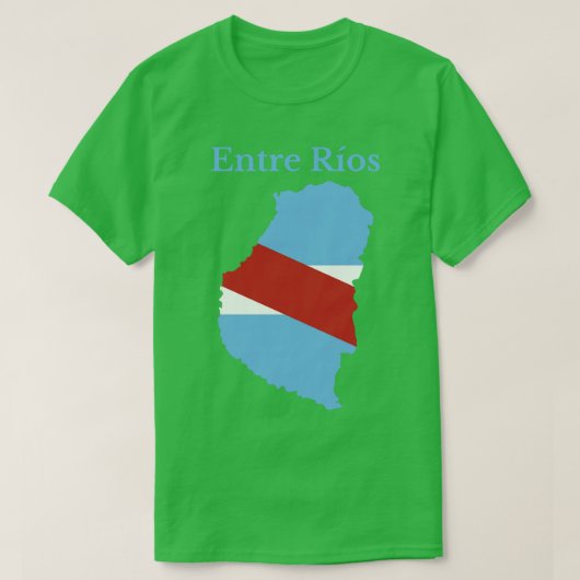 アルゼンチンのエントレリオス州 Tシャツ (デザイン正面)