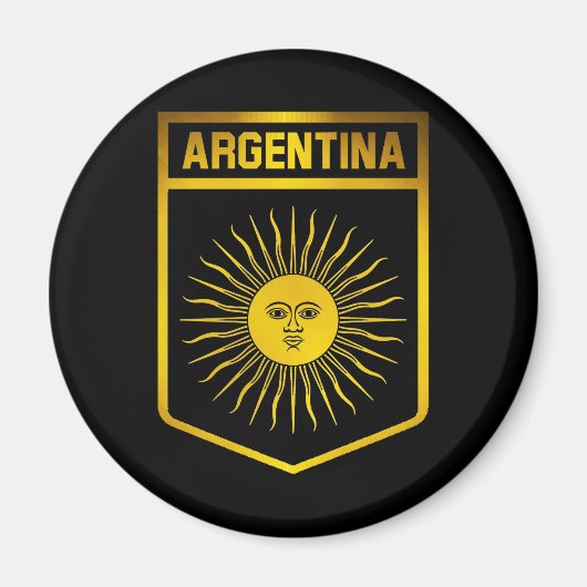 アルゼンチンのエンブレム マグネット (正面)