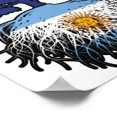 アルゼンチンのオーストラリアのオーストラリアの木の根 ポスター (角)