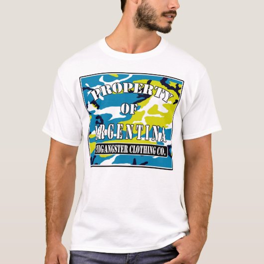 アルゼンチンのカスタム Tシャツ (正面)