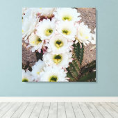 アルゼンチンのサグアーロの花 キャンバスプリント (インサイチュ (ウッドフロア))