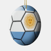 アルゼンチンのサッカーのオーナメント セラミックオーナメント (右)