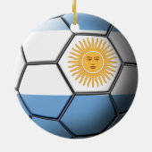 アルゼンチンのサッカーのオーナメント セラミックオーナメント (裏面)