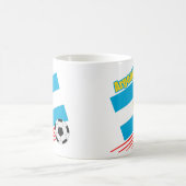 アルゼンチンのサッカーチーム コーヒーマグカップ (中央)