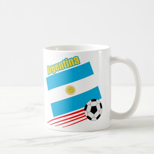 アルゼンチンのサッカーチーム コーヒーマグカップ (右)