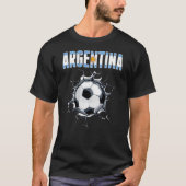 アルゼンチンのサッカーファン – アルゼンチンのサッカーCr Tシャツ (正面)