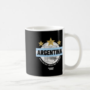 アルゼンチンのサッカーファン ワールドカップ 2026 _4 コーヒーマグカップ