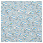 アルゼンチンのサッカーボールと国旗 ファブリック (見本)