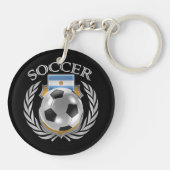 アルゼンチンのサッカー2016ファンのギア キーホルダー (裏面)