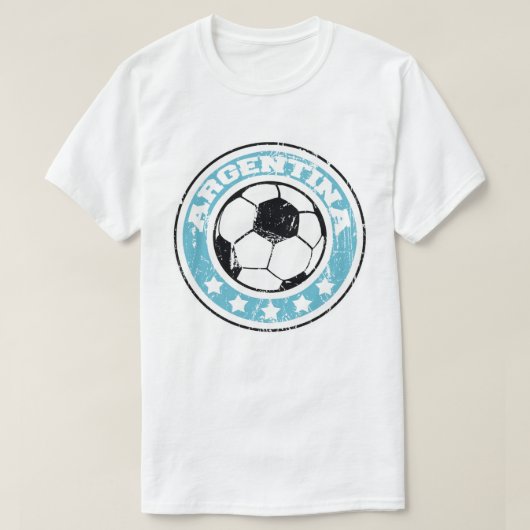 アルゼンチンのサッカー Tシャツ (デザイン正面)