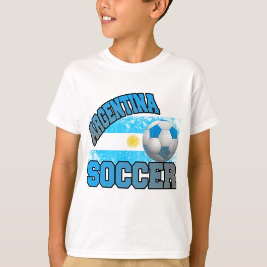 アルゼンチンのサッカー Tシャツ (正面)
