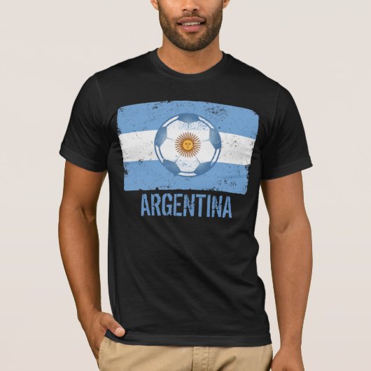 アルゼンチンのサッカー Tシャツ (正面)