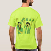 アルゼンチンのサポーターの歓声 Tシャツ (裏面)
