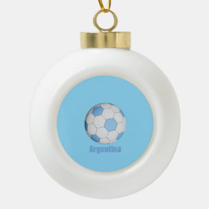 アルゼンチンのセラミックボールクリスマスオーナメント セラミックボールオーナメント